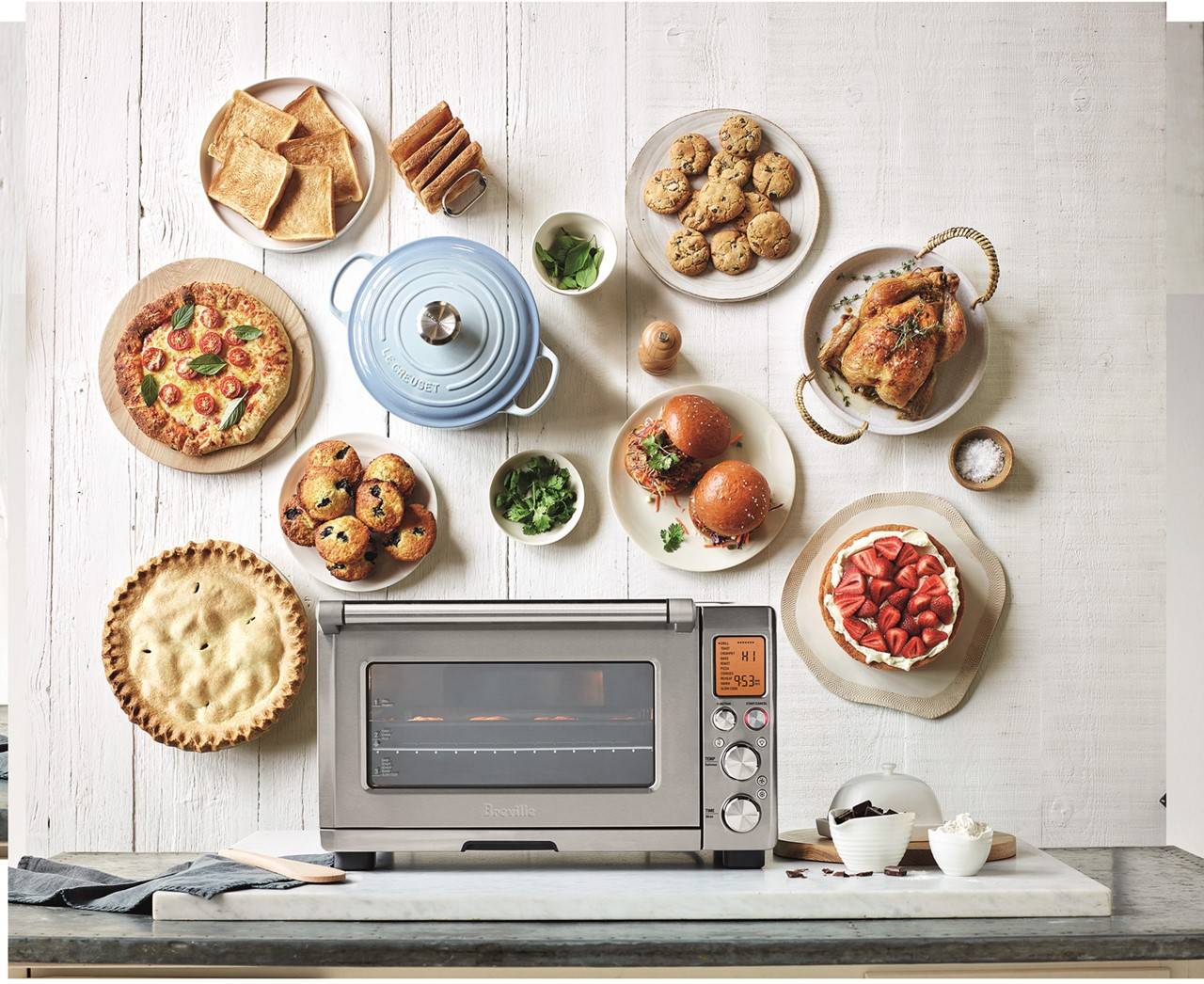 Breville BOV820 Smart Oven Convection Oven 22L (Brushed Stainless Steel)